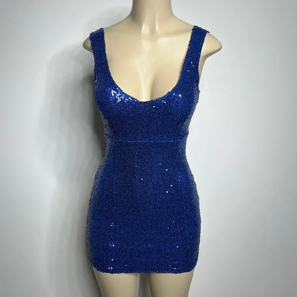 Fashion Nova | Dresses | Fashion Nova Small Blue Sequin Bodycon Dress | Poshmark Fashion Nova | Dresses | Fashion Nova Small Blue Sequin Bodycon Dress | Poshmark